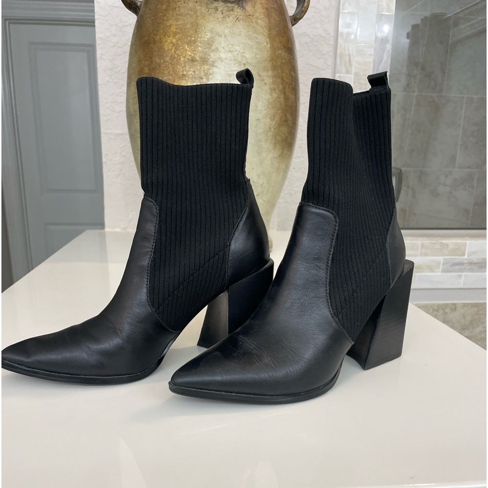 Steve Madden Black Booties